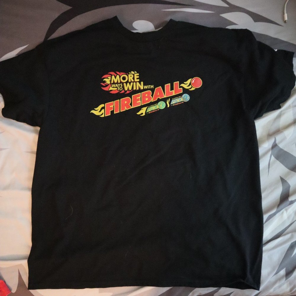 NC Education Lottery Fireball Tshirt Size Large 22" 29"